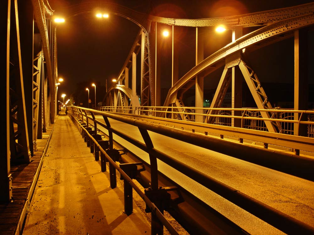 Alte Drehbrücke im Krefelder Hafen