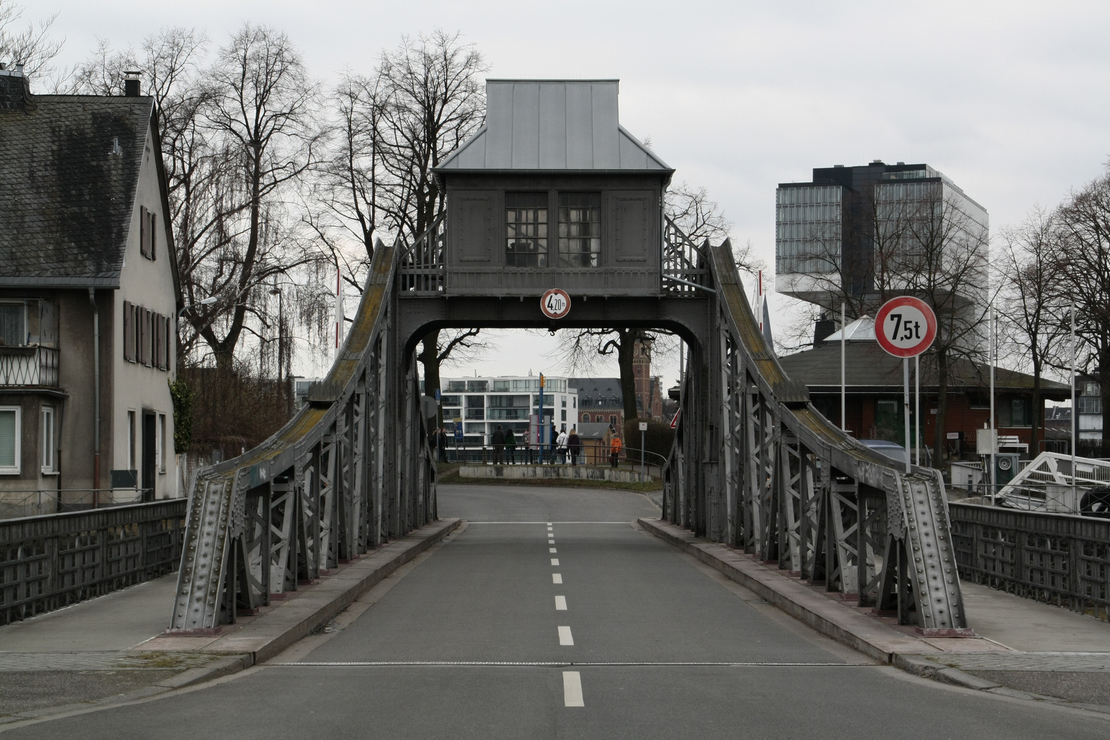 "Alte Drehbrücke" vorher