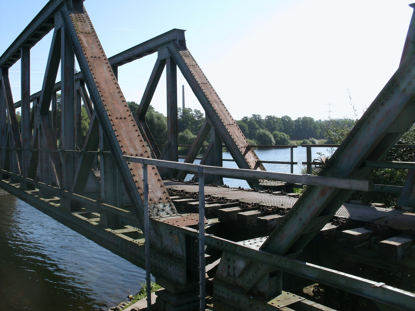 Alte Eisenbahnbrücke bei Bochum Dahlhausen