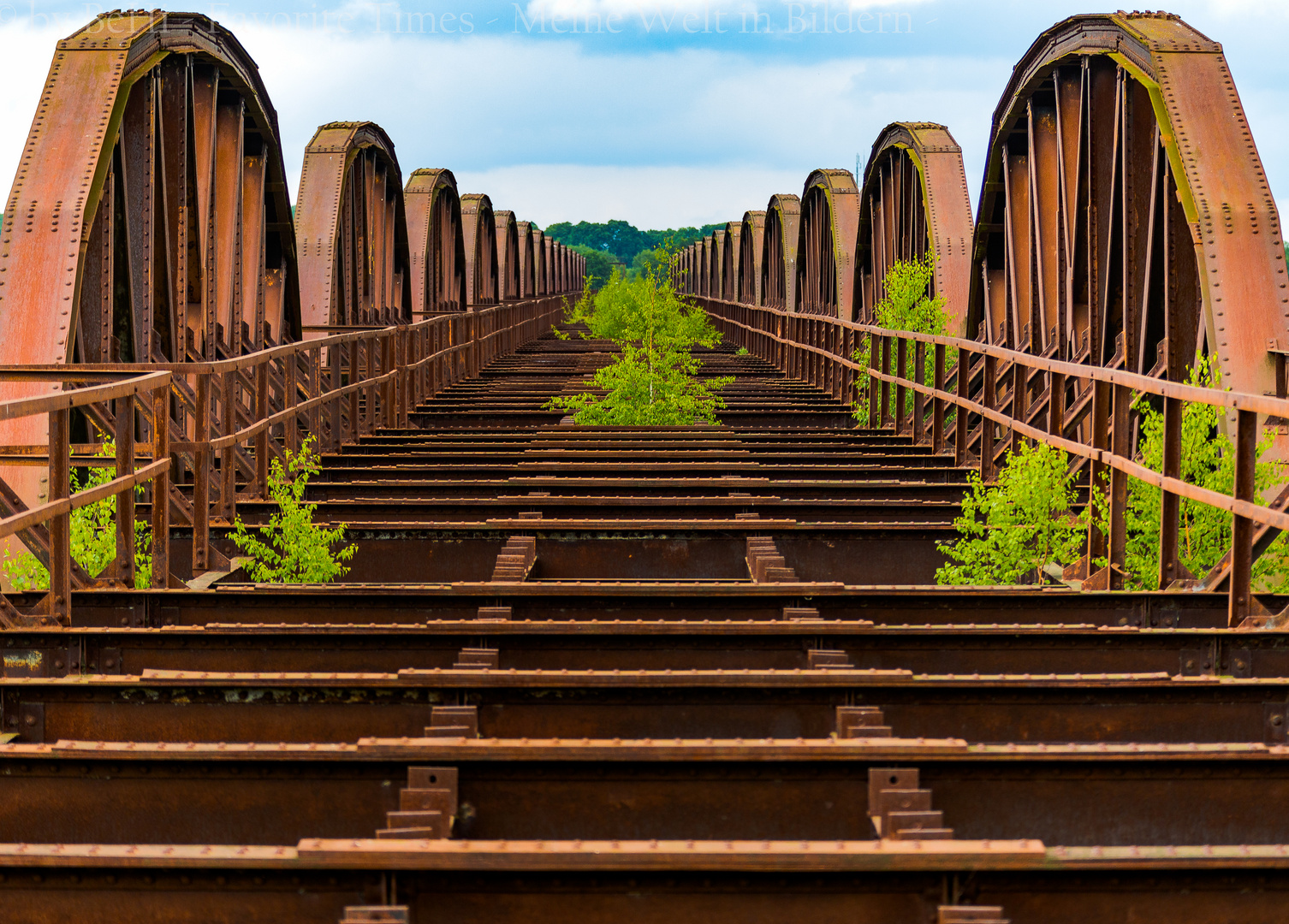 Alte Eisenbahnbrücke bei Dömitz