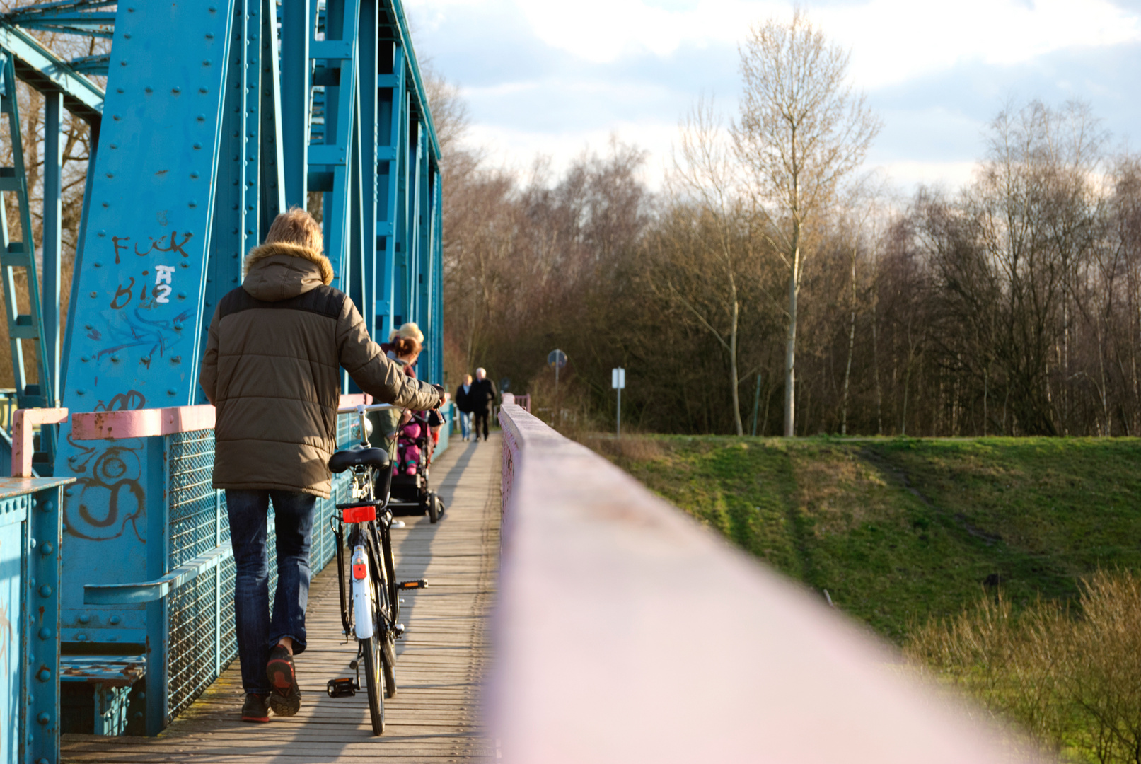 Alte Eisenbahnbrücke in Dorsten (3/3)