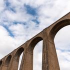 Alte Eisenbahnbrücke in Frankreich