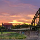 Alte Eisenbahnbrücke in Minden