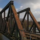 alte Eisenbahnbrücke über der Ruhr in Bo-Dahlhausen