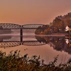 Alte Eisenbahnbrücke über die Weser