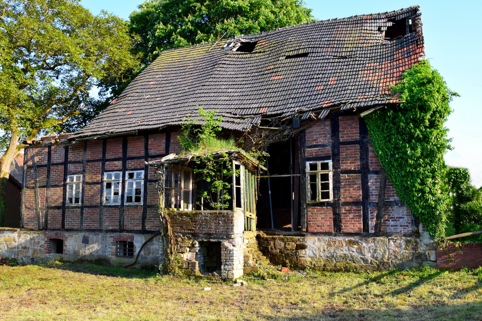 alte Fachwerk Ruine