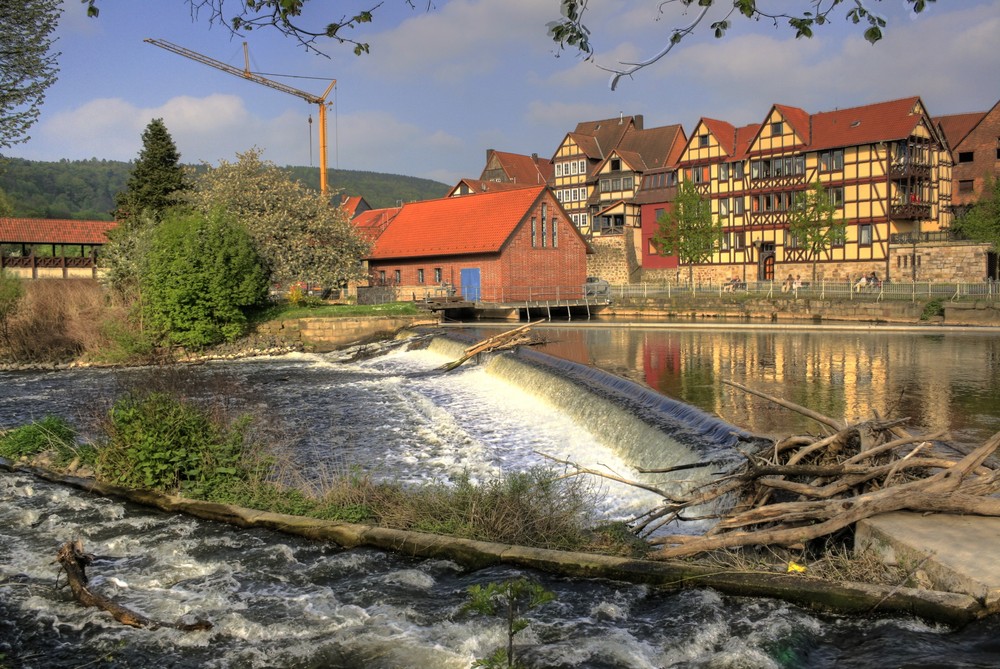 Alte Fachwerkstadt am Wasser