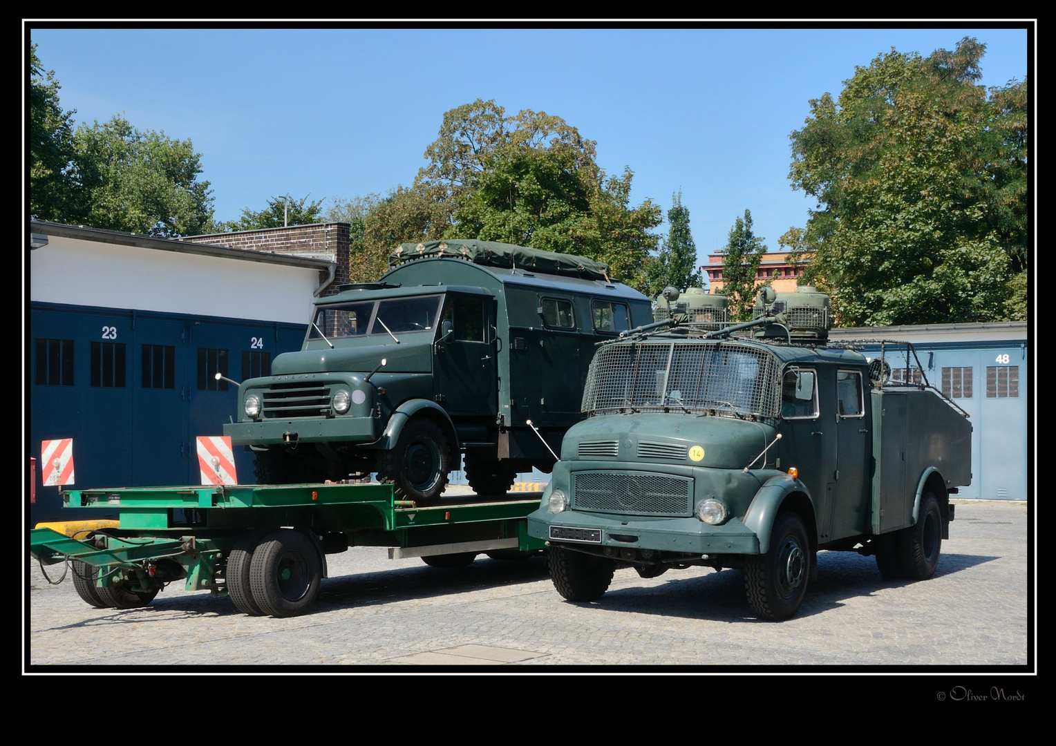 Alte Fahrzeuge des BGS (jetzt Bundespolizei)