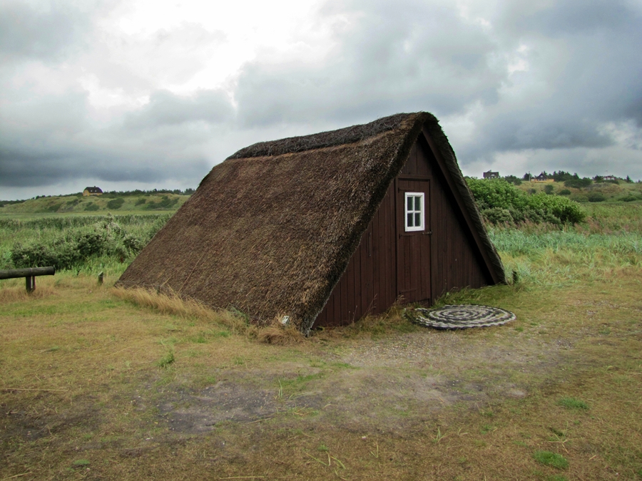 Alte Fischerhütte in Dänemark