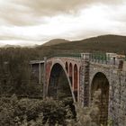 Alte Fjordbrücke bei Alesund