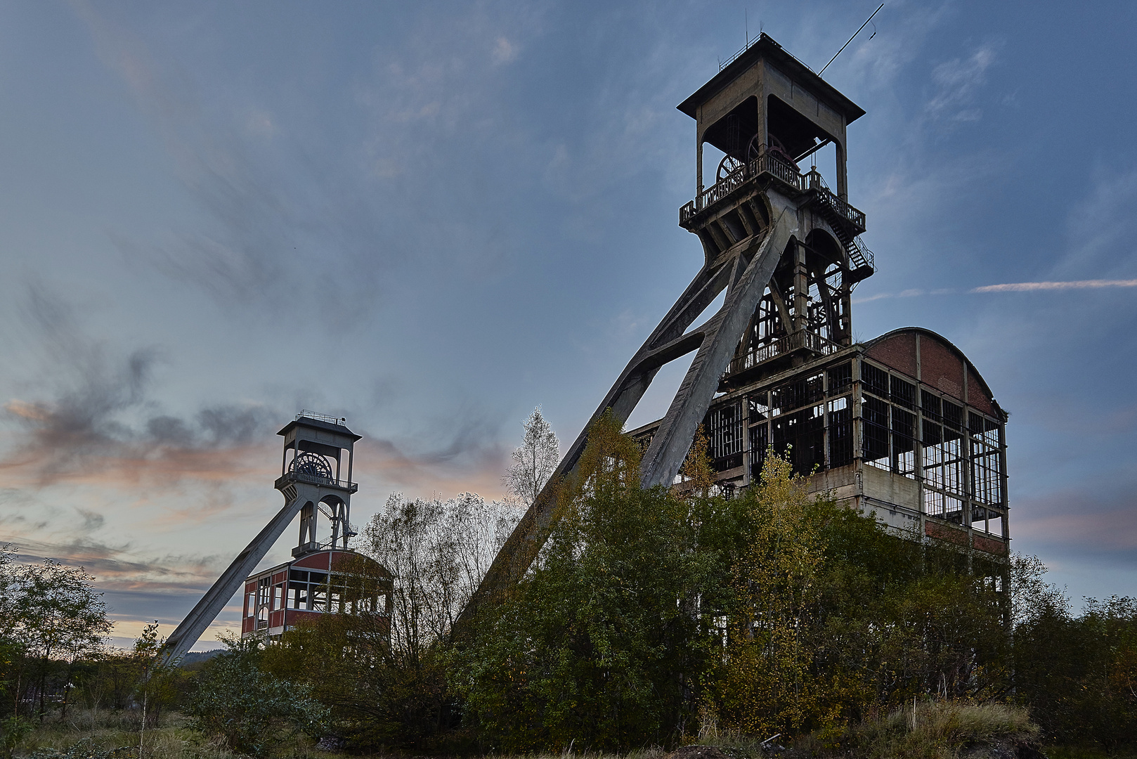 Alte Fördertürme Maasmechelen (Belgien)