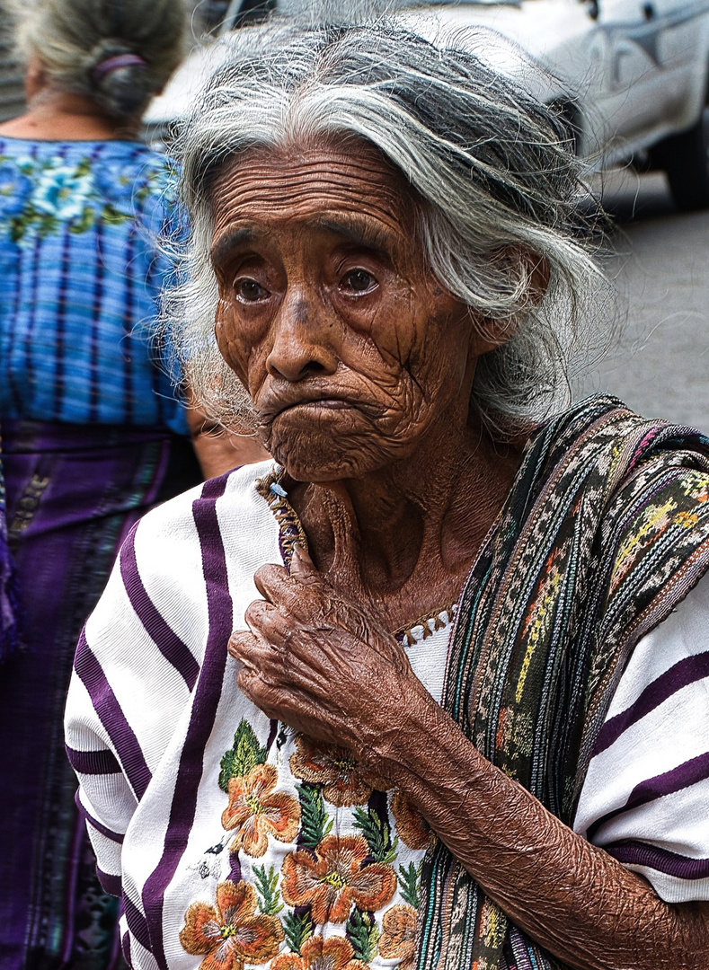 alte Frau aus Guatemala
