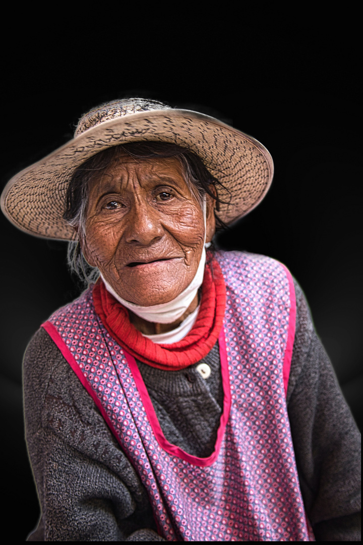 alte Frau aus Peru