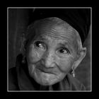 Alte Frau in Laos