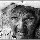alte Frau in Old Delhi (aus der Serie Gesichter Indiens)