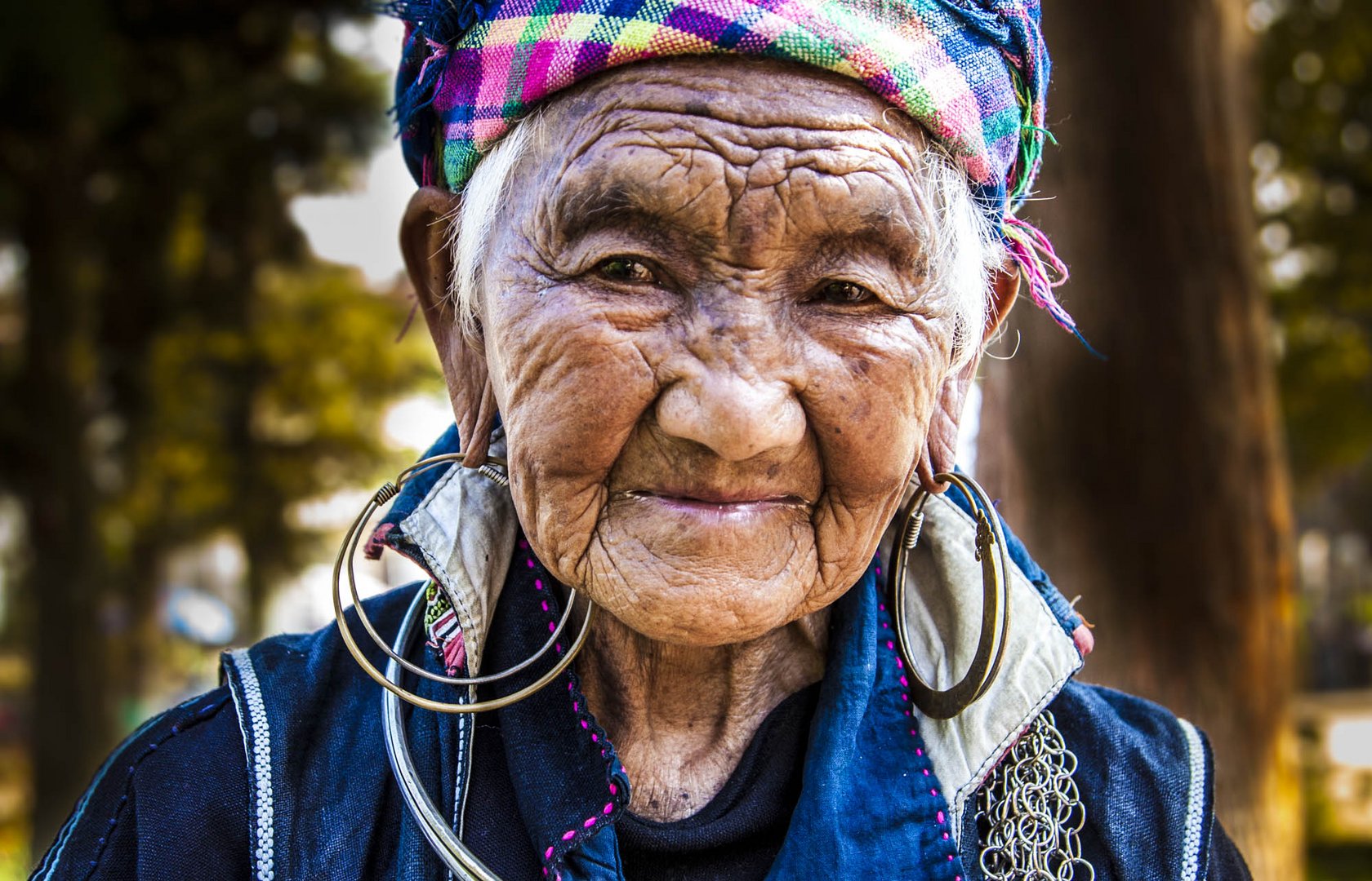 Alte Frau in Viet Nam