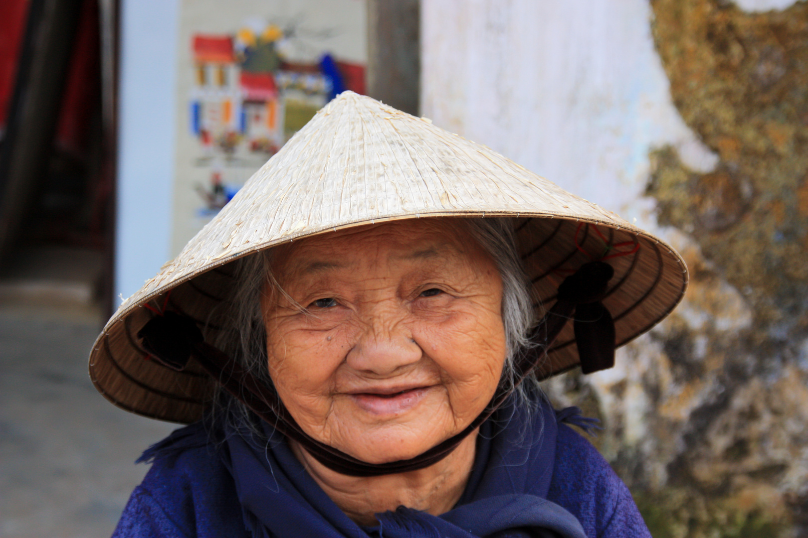 alte Frau in Vietnam