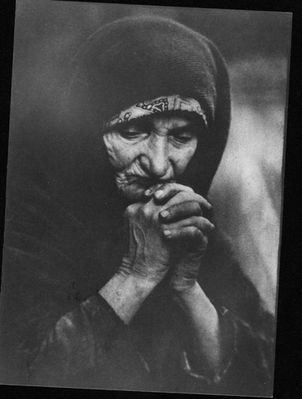 Alte Frau von Gustav Presser