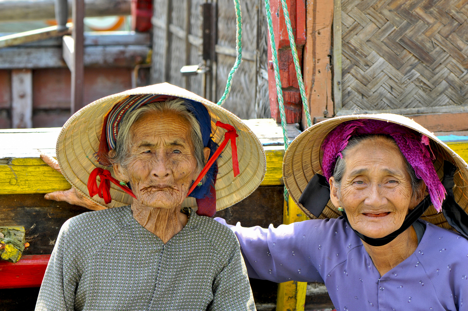 alte Frauen in Hoi An