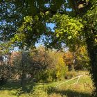 alte Gärten im beginnenden Herbstgewand 