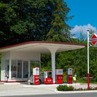 alte gasolin tankstelle im Museumsdorf Kiekeberg