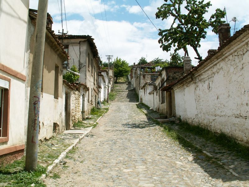 Alte Gasse im altrömischen Stil