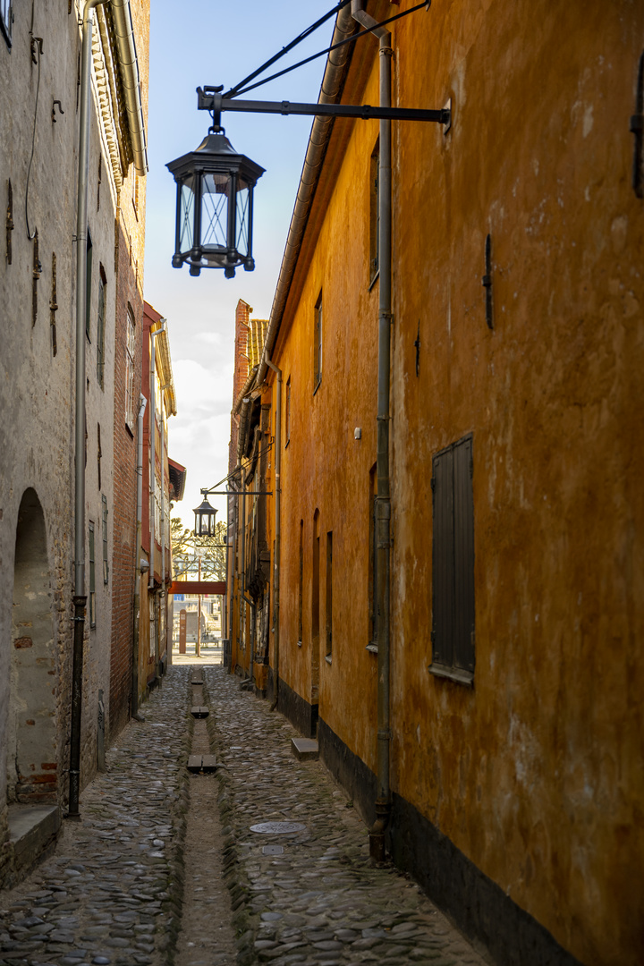 Alte Gassen in Helsingör, Dänemark