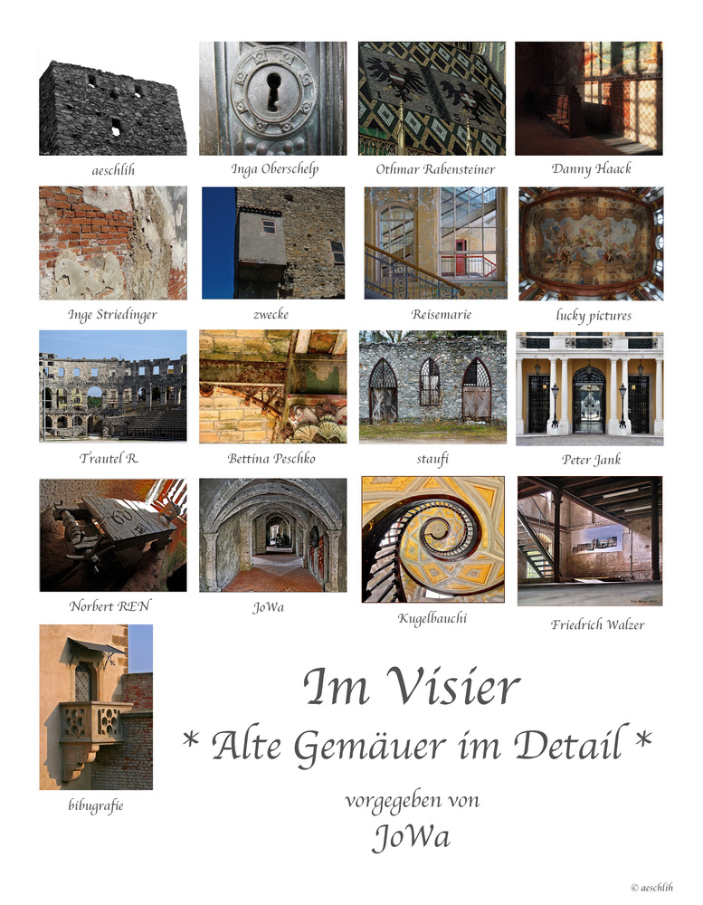 *Alte Gemäuer im Detail* Collage von aeschlih