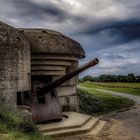 Alte Geschützstellung in der Normandie