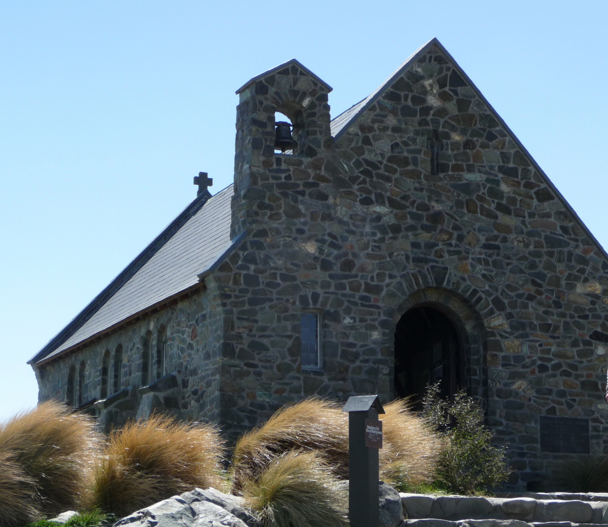 Alte Goldgräberkirche in Neuseeland
