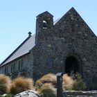 Alte Goldgräberkirche in Neuseeland