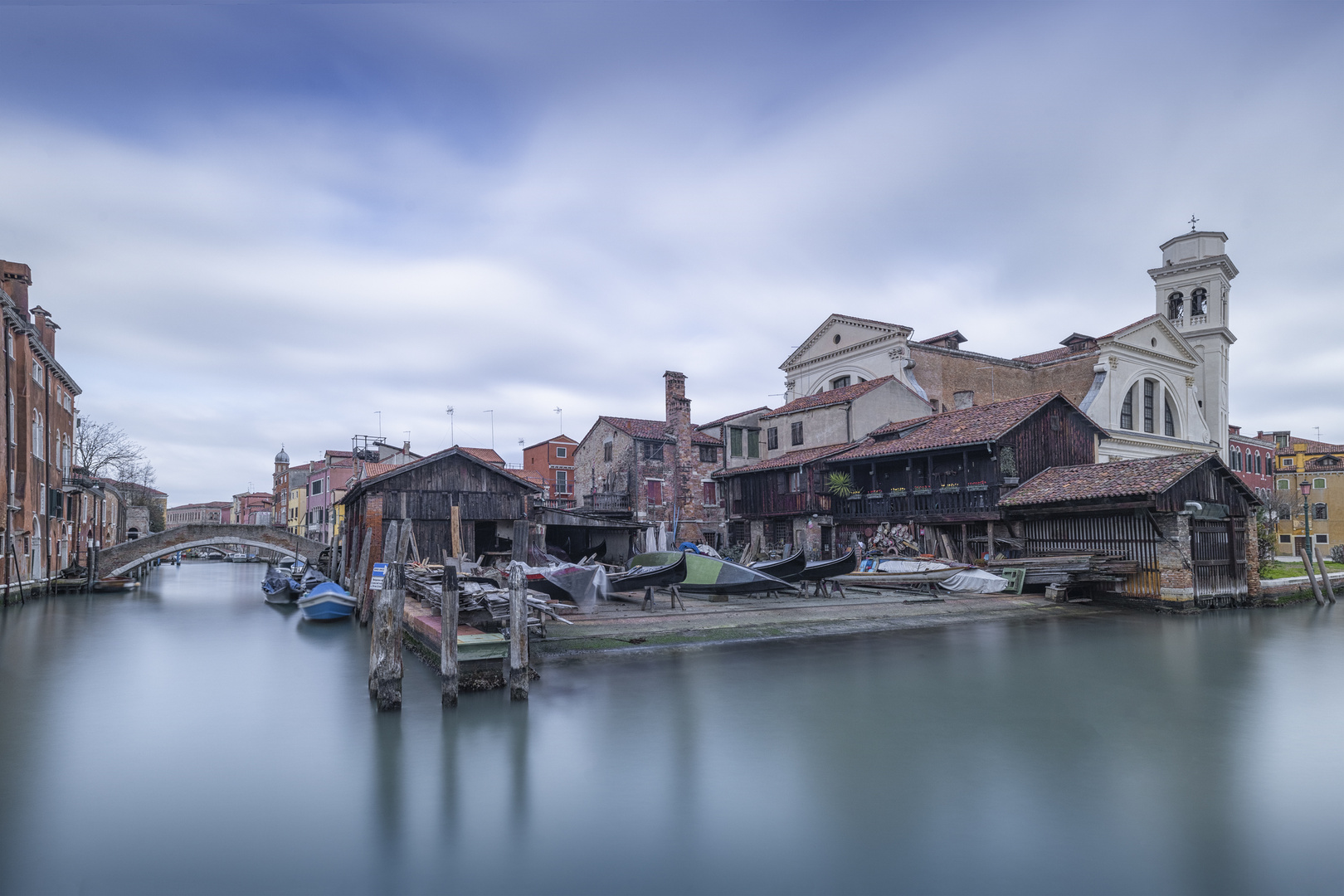 Alte Gondelwerft  in Venedig