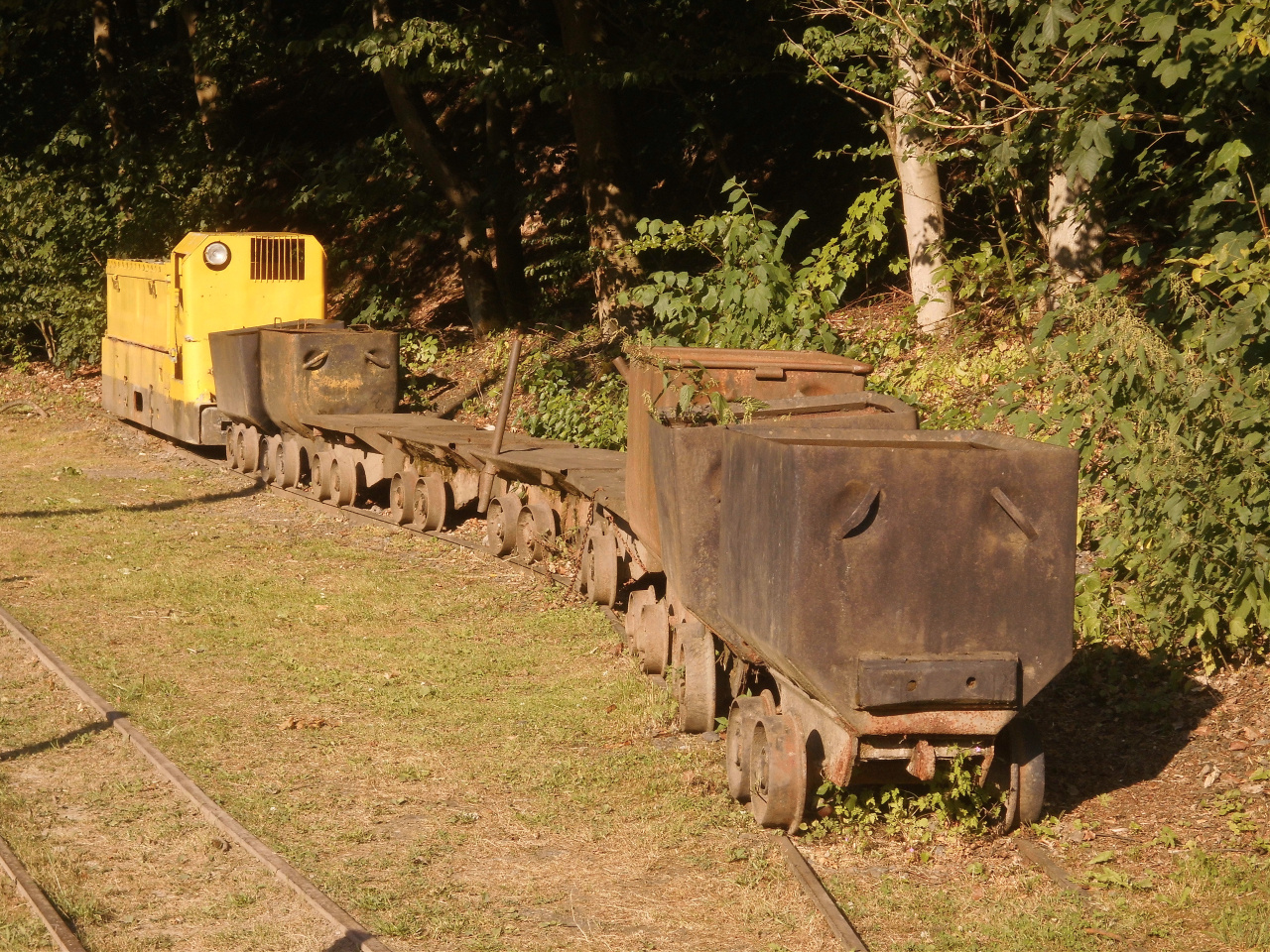 Alte Grubenbahn in Netzkater.