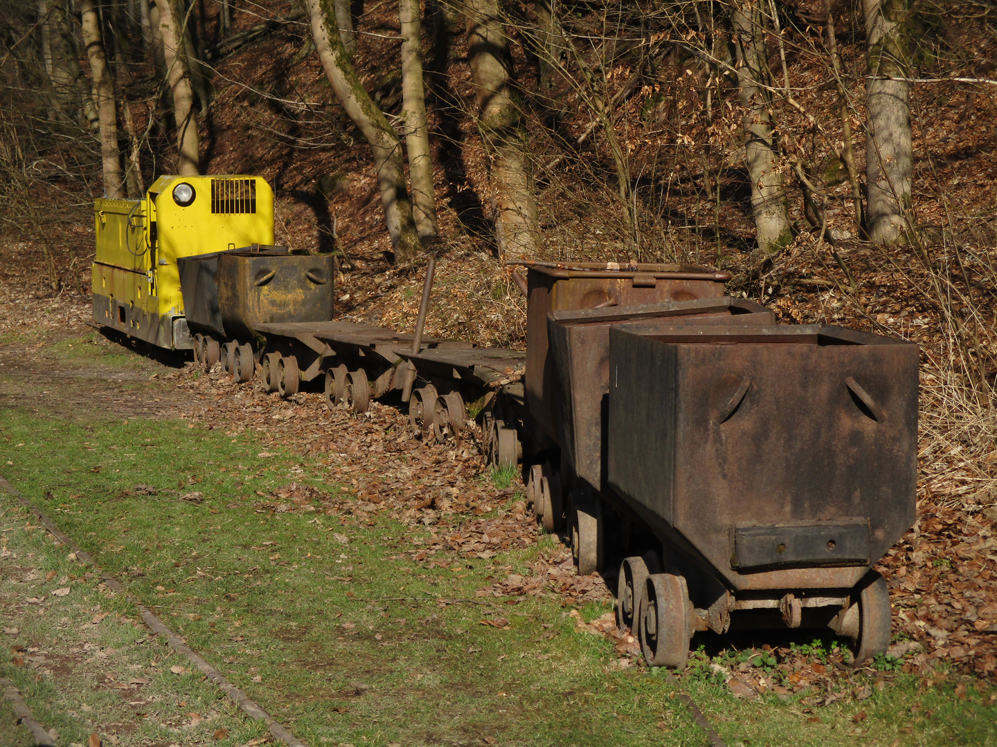 Alte Grubenbahn in Netzkater.