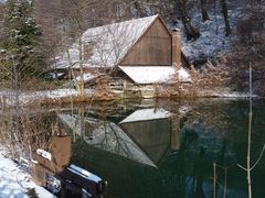 Alte Hammer im Hönnetal Spiegelung im Teich !