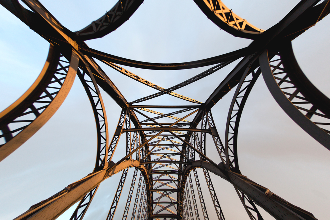 ... Alte Harburger Elbbrücke ...