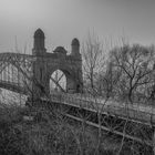 Alte Harburger Elbbrücke im Nebel 3