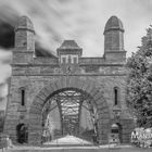 Alte Harburger Elbbrücke in Hamburg - Südportal