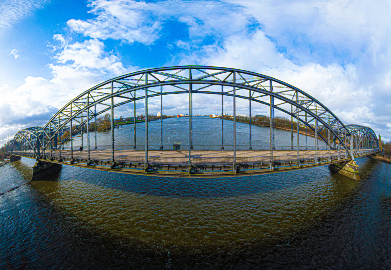 alte Harburger Elbbrücke von 1897