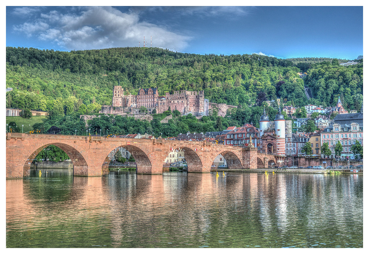 Alte Heidelberger Brücke Foto & Bild  architektur, stadtlandschaft, wasser Bilder auf fotocommunity