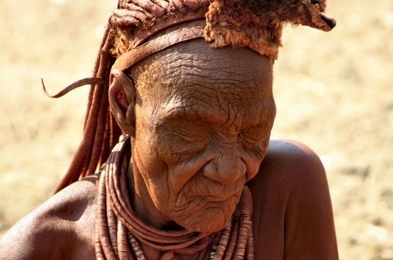 Alte Himba-Frau