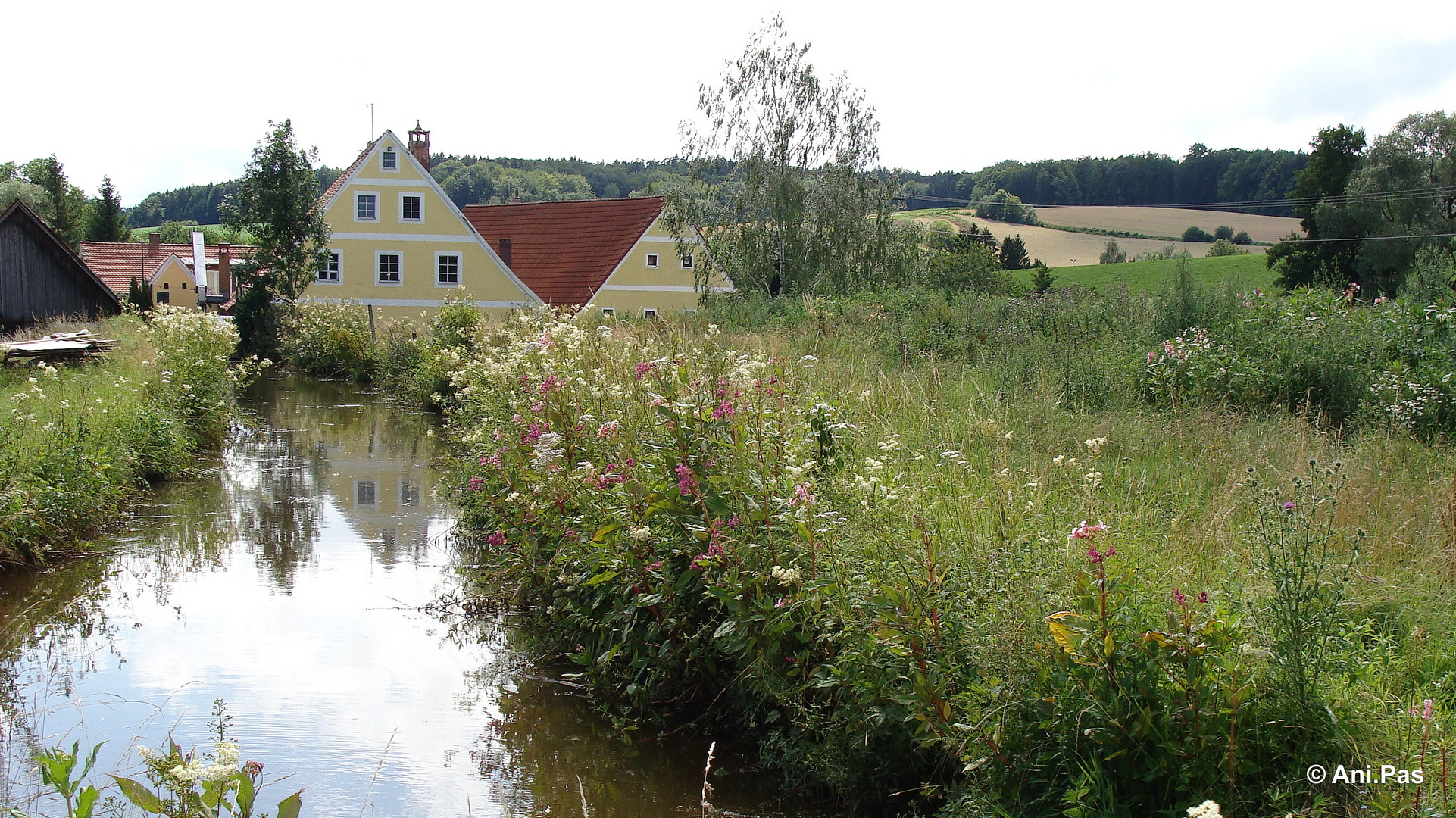 Alte Holzmühle in Franken