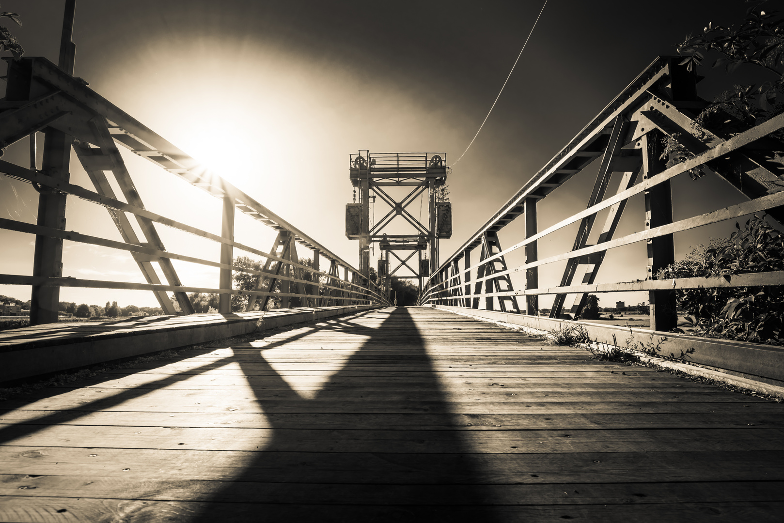 alte Hubbrücke Duisburg-Homberg