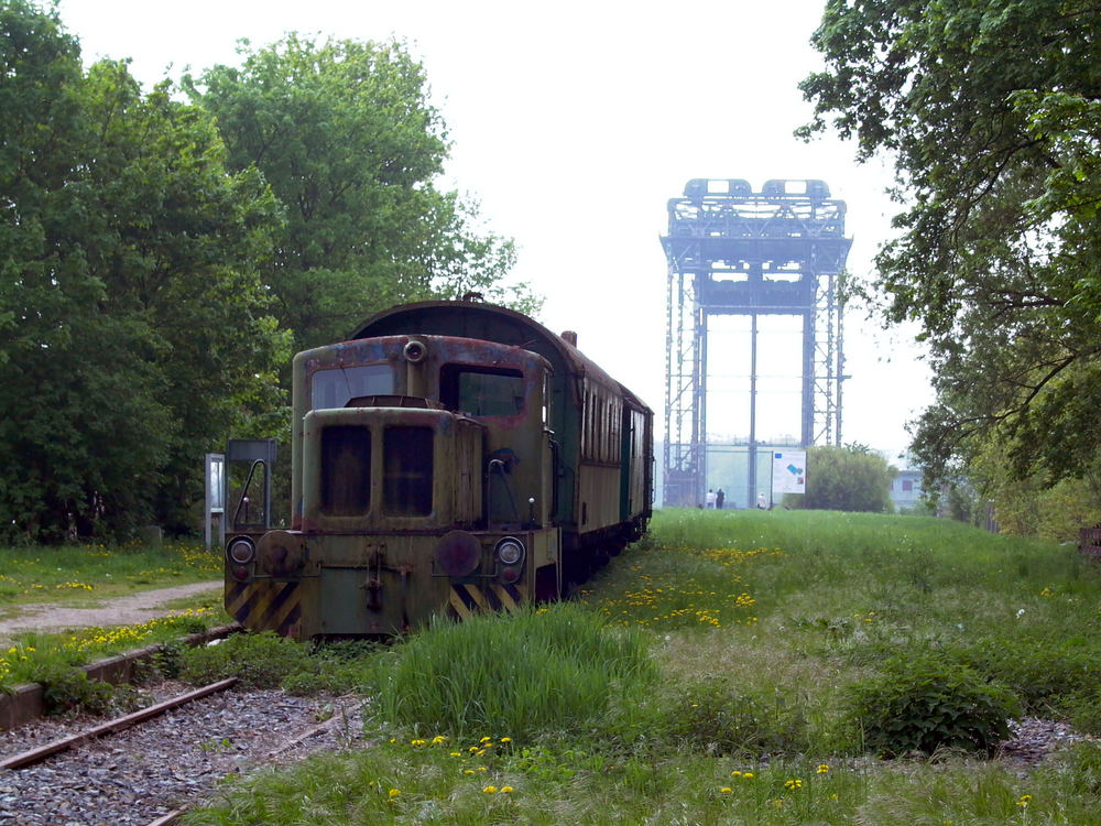 Alte Hubbrücke in der Peene