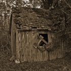 Alte Hütte sepia