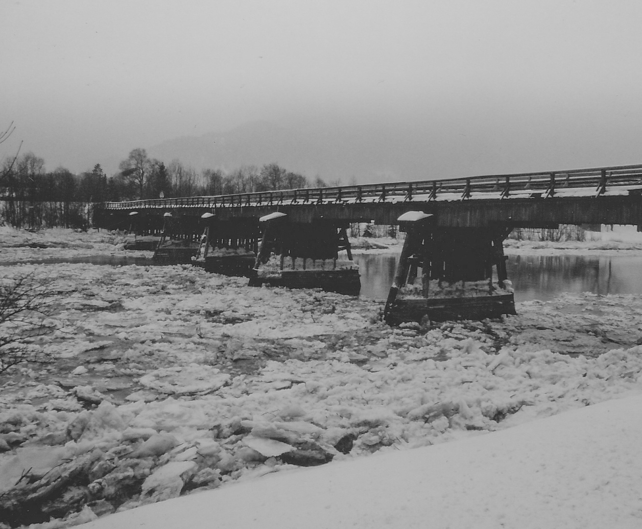 Alte Innbrücke Erl / Tirol erbaut 1895