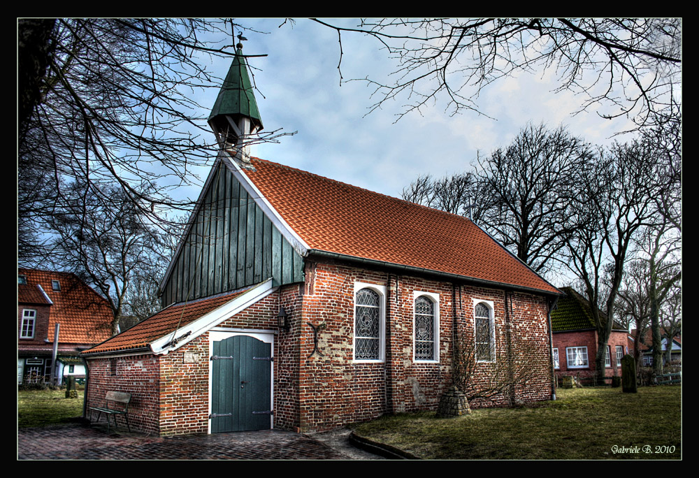 alte Inselkirche auf Spiekeroog