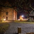 Alte Kirche bei Evessen am Abend