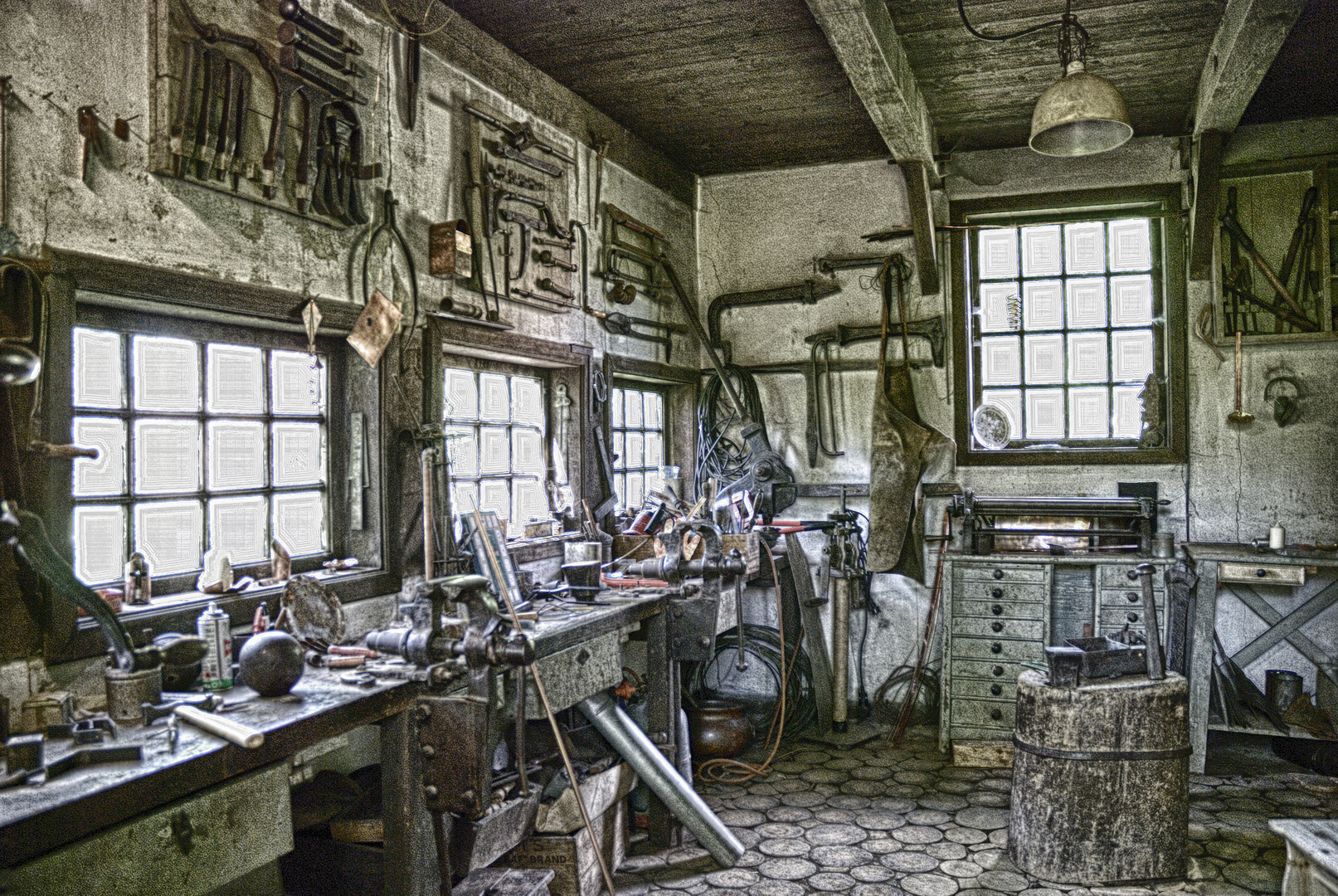 Alte Klempnerwerkstatt im Museumsdorf Cloppenburg