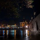 Alte Lahnbrücke bei Nacht